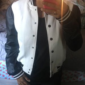 White and Black Jacket